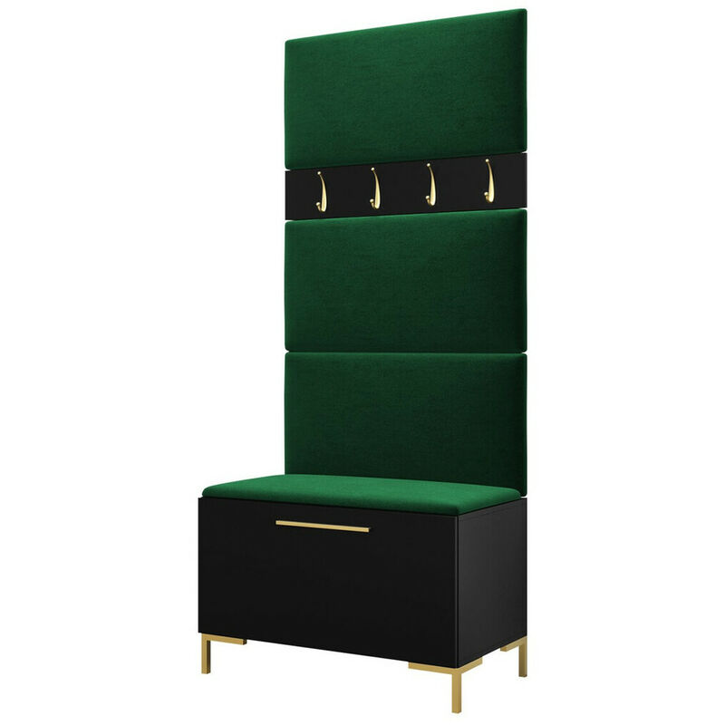 foto del prodotto mobilier1 set arredo da corridoio tivsoa 102, manila 35, 196x84x46cm, senza, arazzo, truciolare laminato, montaggio a parete, da terra