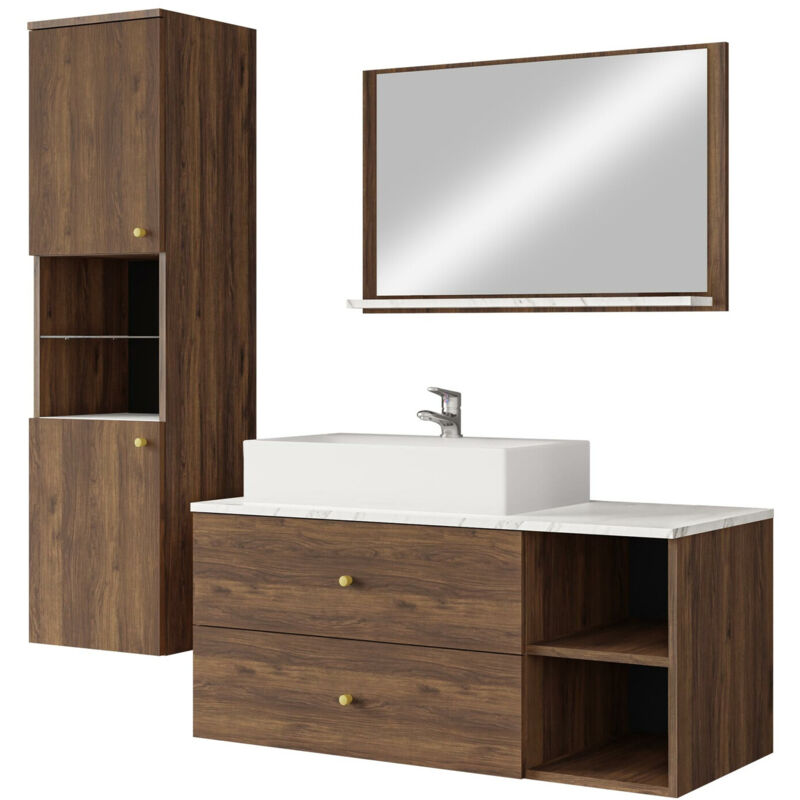 foto del prodotto mobilier1 set bagno ophruvi 101, noce