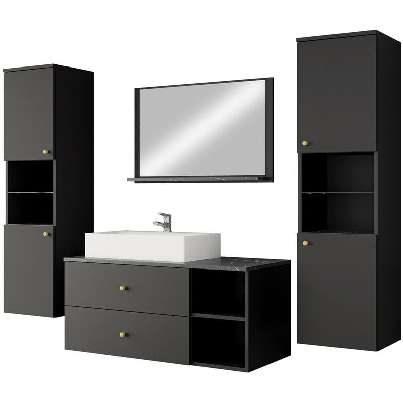 foto del prodotto mobilier1 set bagno ophruvi 102, nero