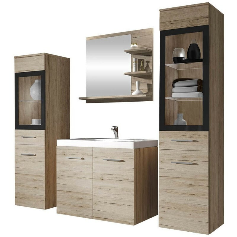 foto del prodotto mobilier1 set bagno sarasota 141, quercia sanremo