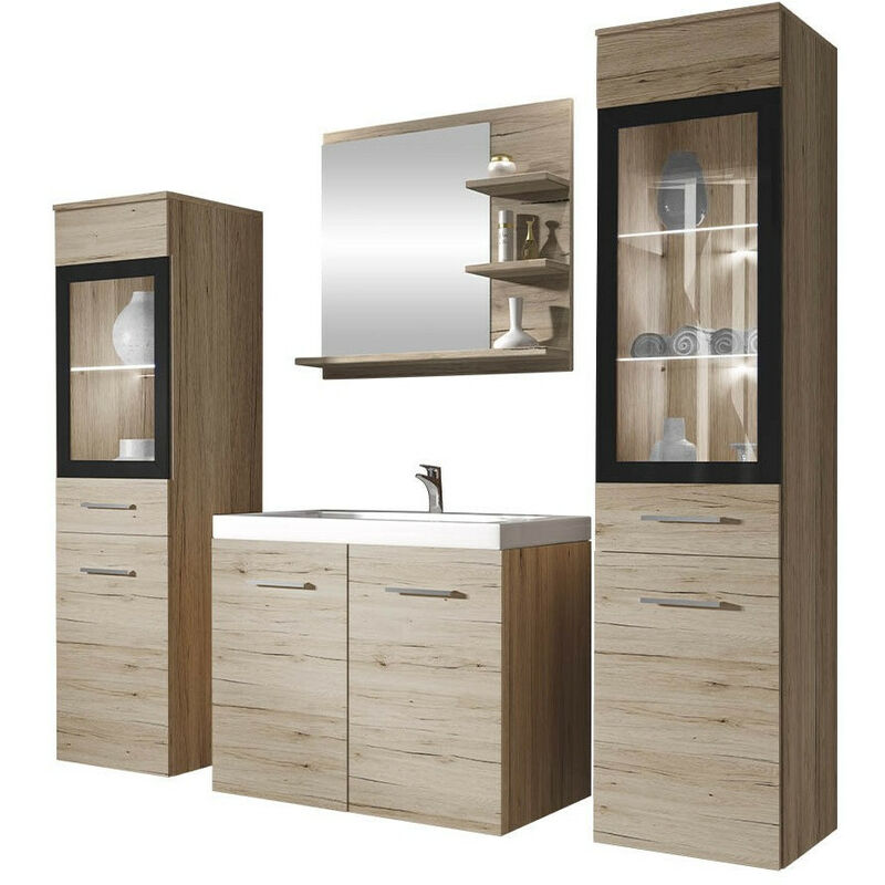 foto del prodotto mobilier1 set bagno sarasota 141, quercia sanremo