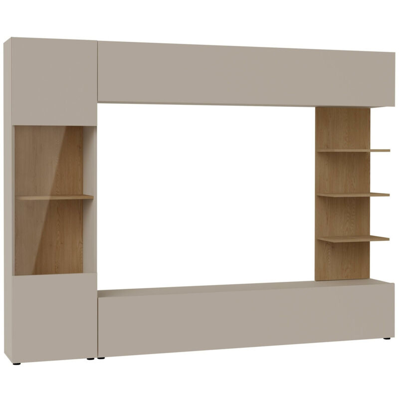 foto del prodotto mobilier1 set mobili soggiorno comfivo 210, cachemire quercia