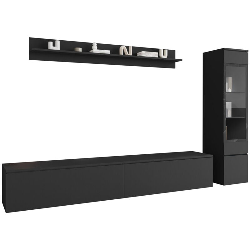 foto del prodotto mobilier1 set mobili soggiorno sarasota 125, grafite