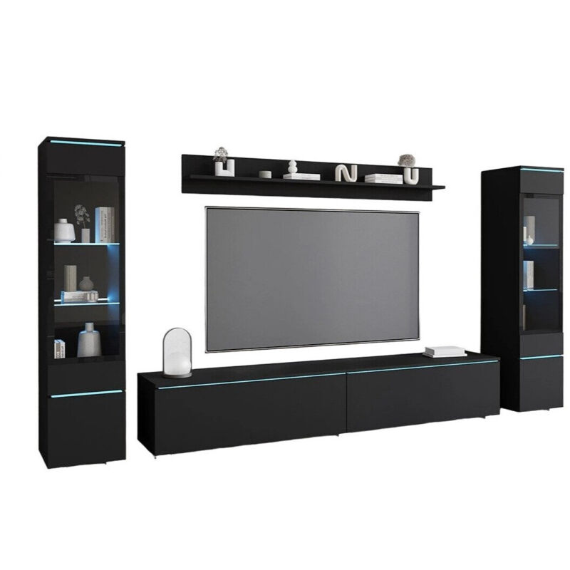foto del prodotto mobilier1 set mobili soggiorno sarasota 126, grafite