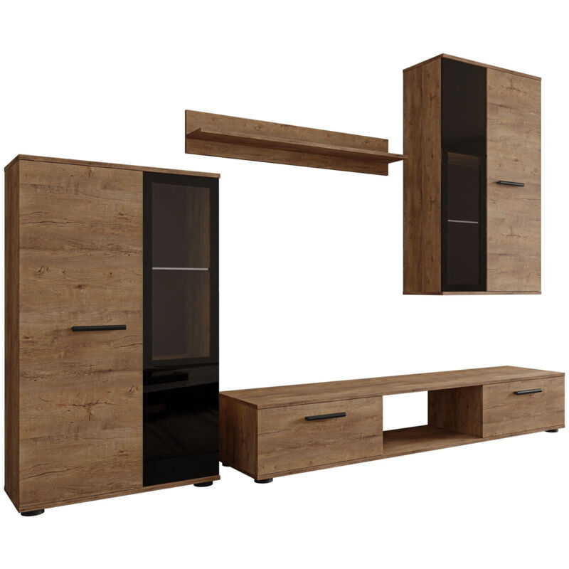 foto del prodotto mobilier1 - set mobili soggiorno tucson 100, quercia di lefkada