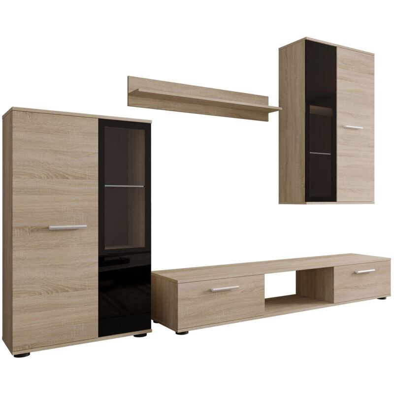 foto del prodotto mobilier1 set mobili soggiorno tucson 100, sonoma quercia