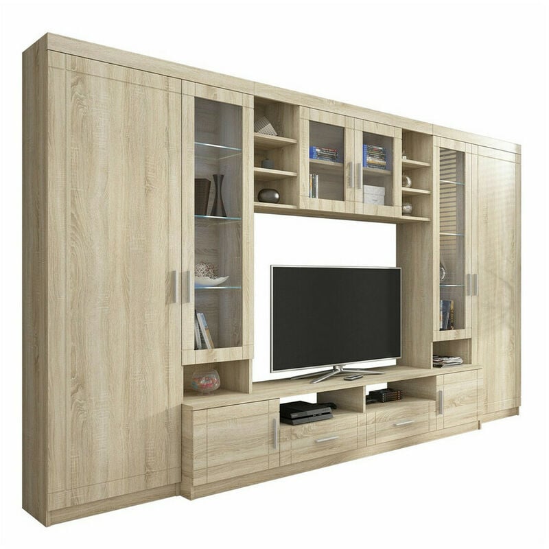 foto del prodotto mobilier1 set mobili soggiorno tucson 108, sonoma quercia