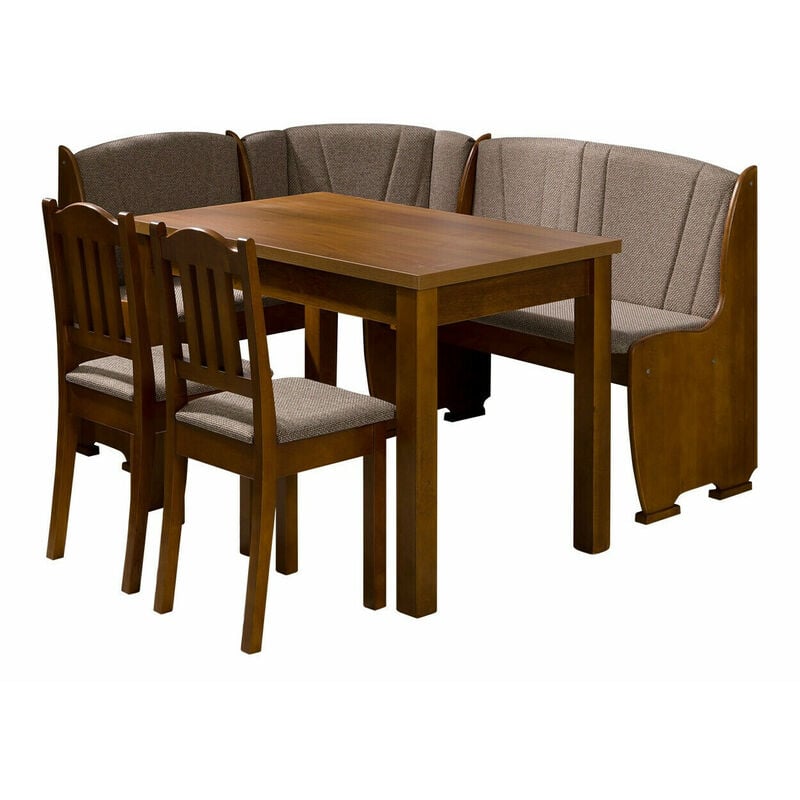 foto del prodotto mobilier1 set sala da pranzo angolare edmond 122 , truciolare laminato, legno, arazzo, di legno, con