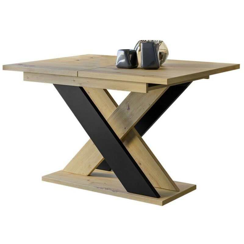 foto del prodotto mobilier1 tavolo goodyear 117, rovere artisan nero, 75x90x120cm, con, truciolare laminato