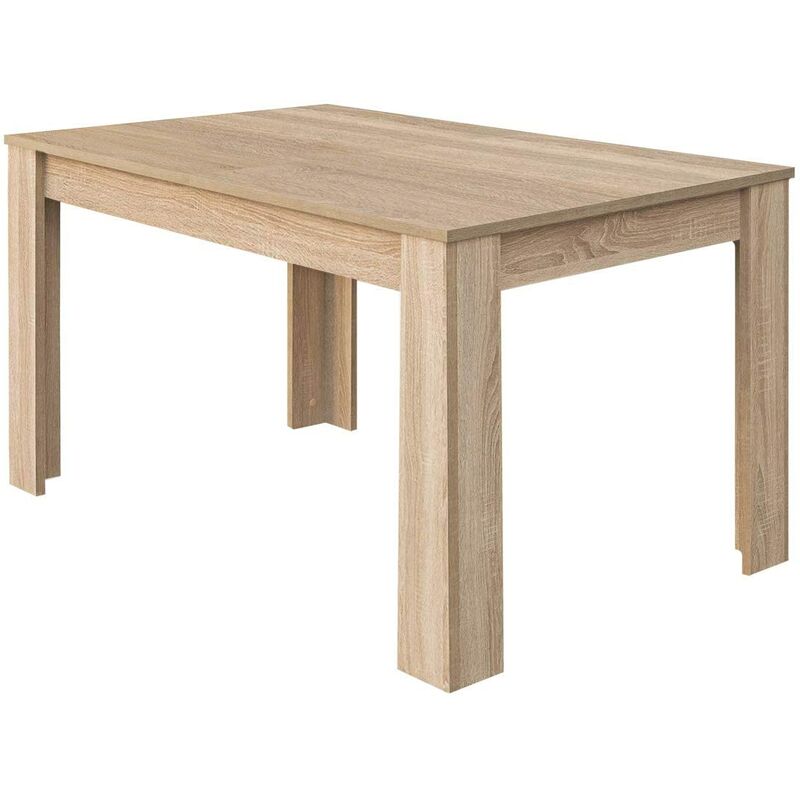 foto del prodotto mobimarket 13casa polloc r3 tavolo allungabile, 140 x 90 x 78 h cm, rovere, melamina