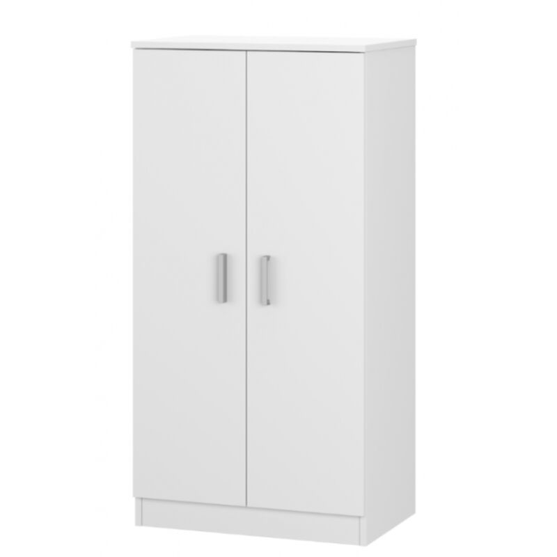 foto del prodotto mobimarket scarpiera 55x36x108 cm bianco opaco con 2 ante russia