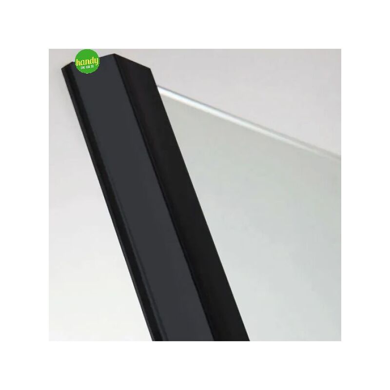 foto del prodotto mobo profilo di compensazione per box doccia nero opaco silqua by 2 3 x 195 cm