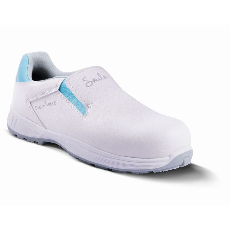 foto del prodotto mocassino di sicurezza gaston mille ottawa s2 sra esd bianco taglia 38 othb1 t.38
