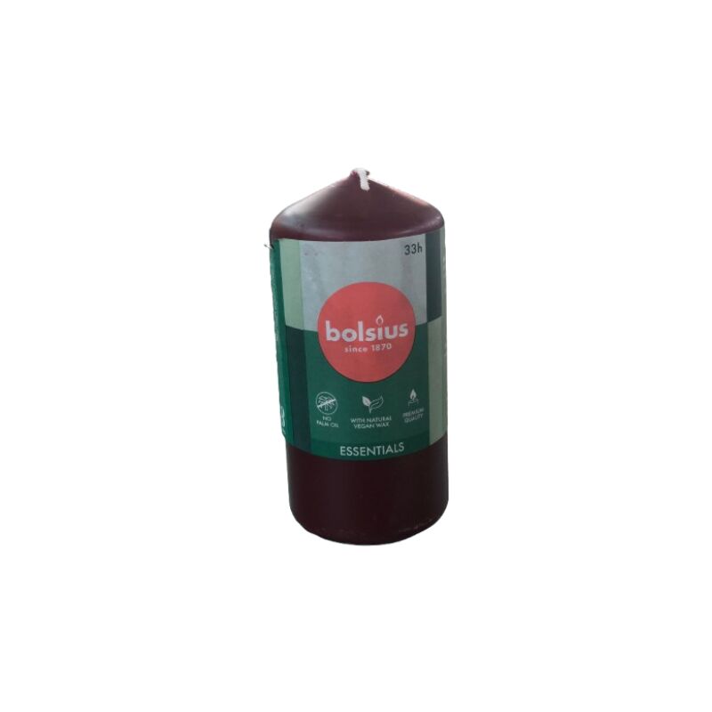 foto del prodotto moccolo 120 58 velvet red bolsius