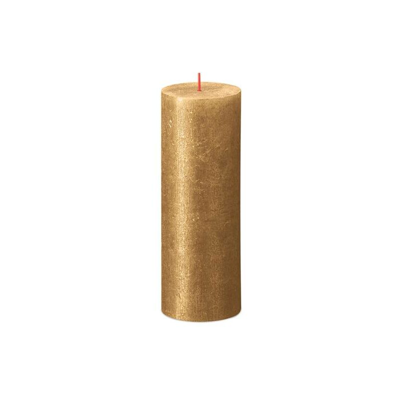 foto del prodotto moccolo shimmer gold 190 68 bolsius