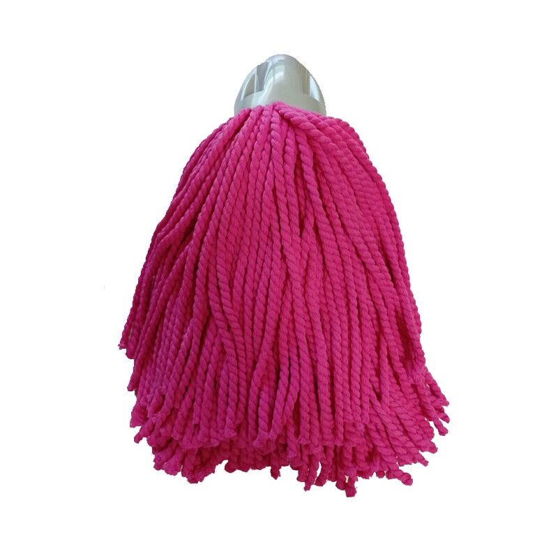 foto del prodotto mocio in microfibra max pro con filo rosa, filo universale, non graffia il pavimento, grande capacit di assorbimento