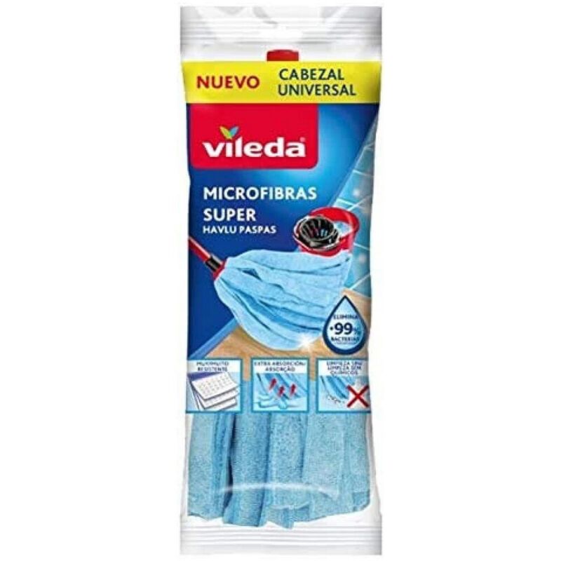 foto del prodotto mocio in microfibra vileda azzurro microfibre