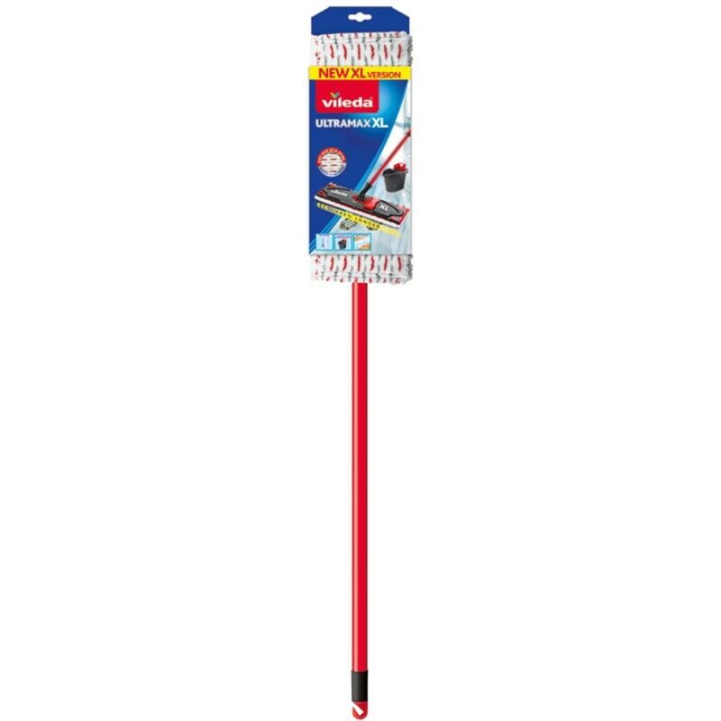 foto del prodotto mocio vileda ultramax xl bianco rosso microfibra