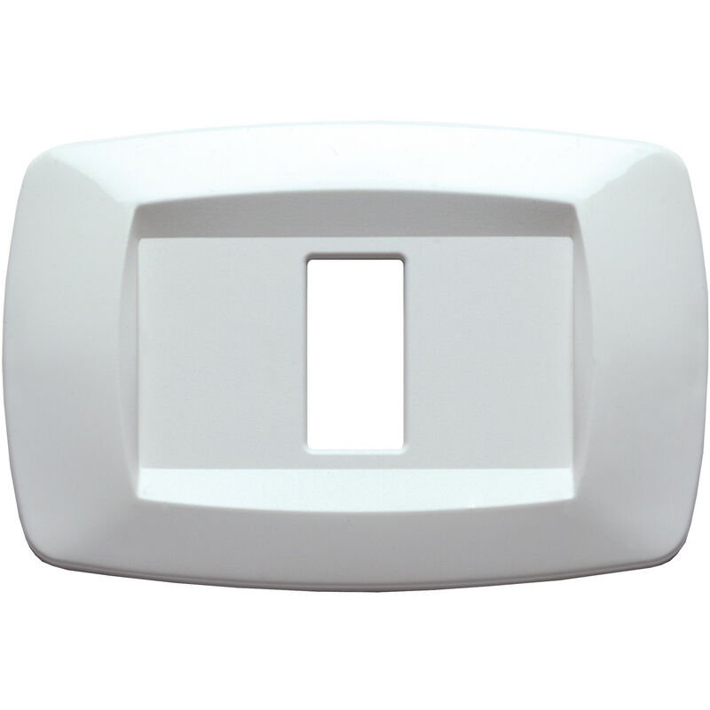 foto del prodotto mod per bticino placca 1 modulo bianca md101 master