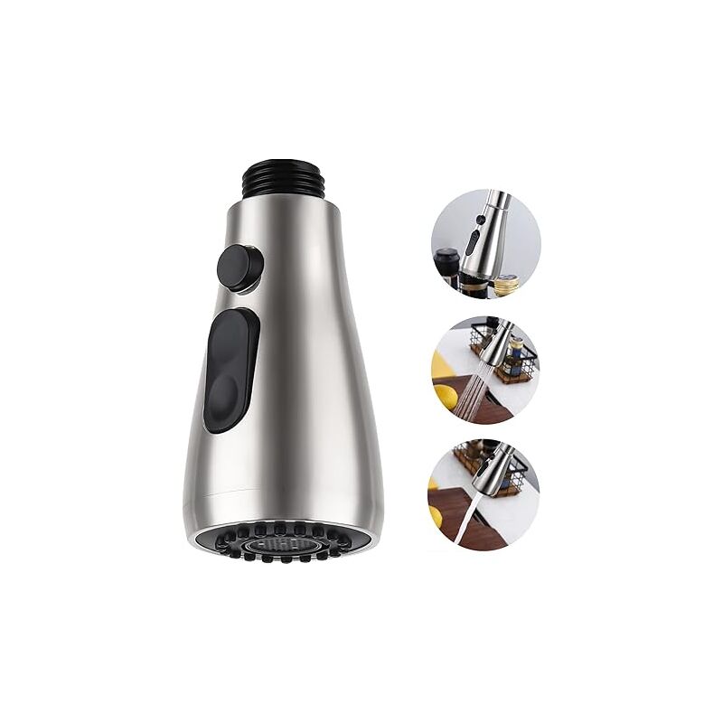 foto del prodotto modalit estraibile rubinetto cucina soffione doccia sostituzione ugello spruzzatore cucina testa lavastoviglie rubinetto lavello cucina attacco