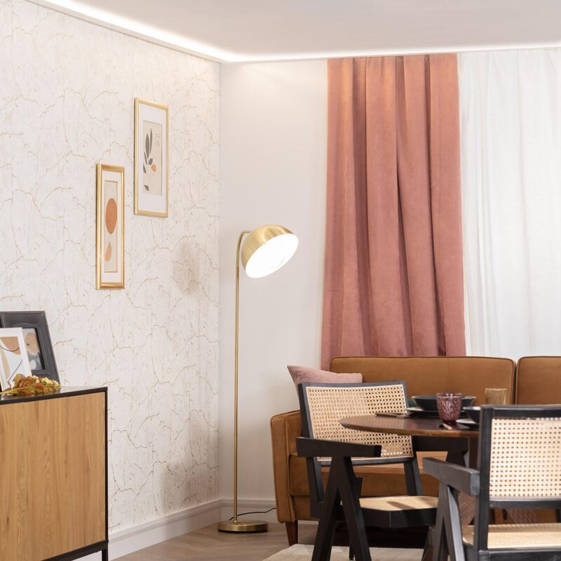 foto del prodotto modanatura per striscia led 2m modern bianco