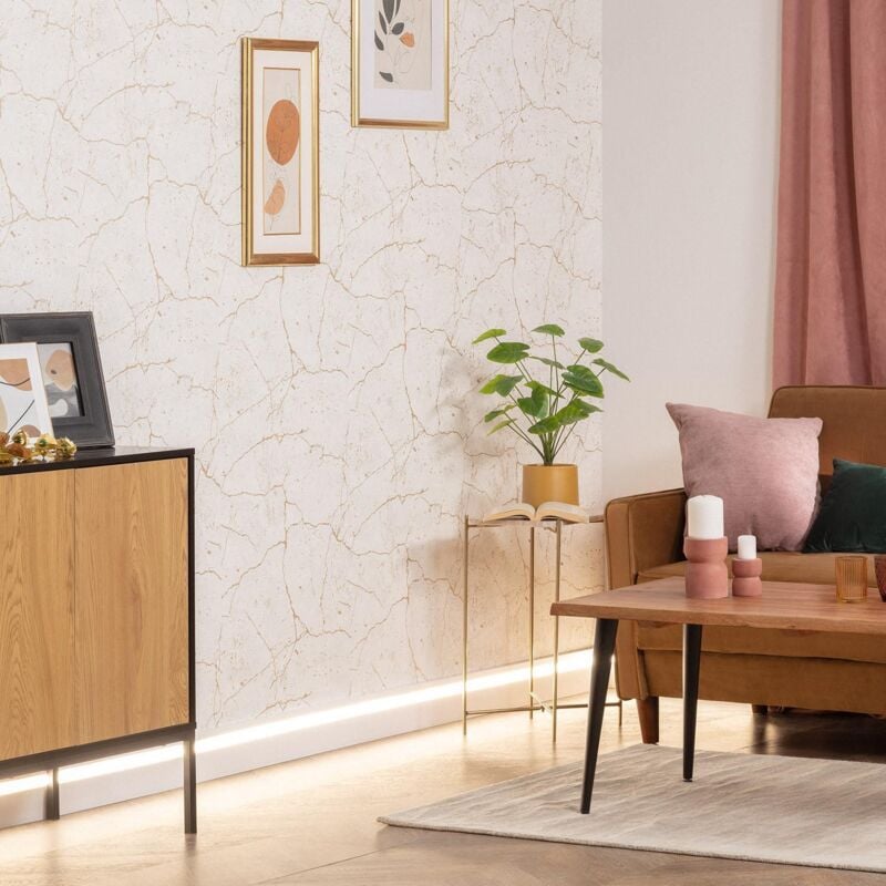 foto del prodotto modanatura zoccolo per striscia led modern 2 m
