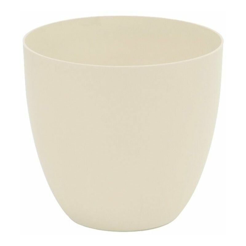 foto del prodotto modello ciotola con vaso ad iniezione 26cm colore ecru