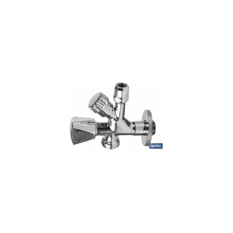 foto del prodotto modello combinato con valvola ad angolo 1 2 x 3 4 x 3 8