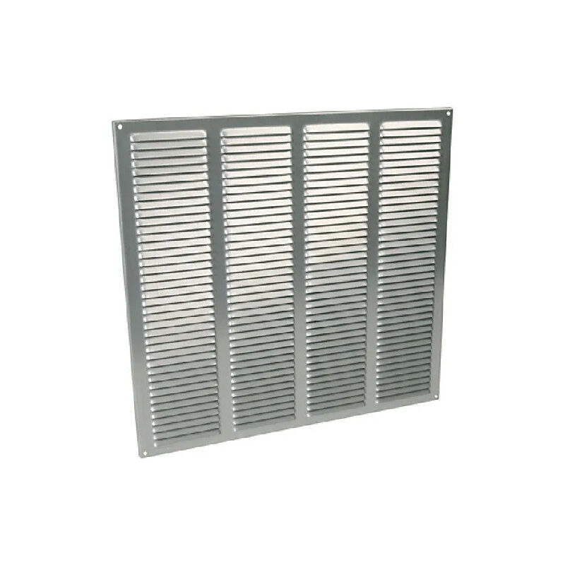 foto del prodotto modello grande in alluminio anodizzato grigio senza zanzariera quadrato 49x49