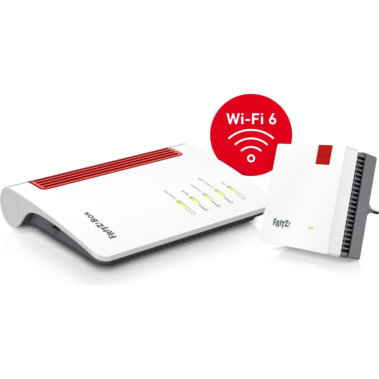 foto del prodotto modem avm 7530ax con repeater 1200ax