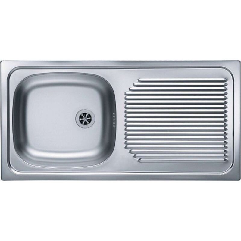 foto del prodotto moderna alveus basic lavello, 86x44 cm, acciaio inox 1009181