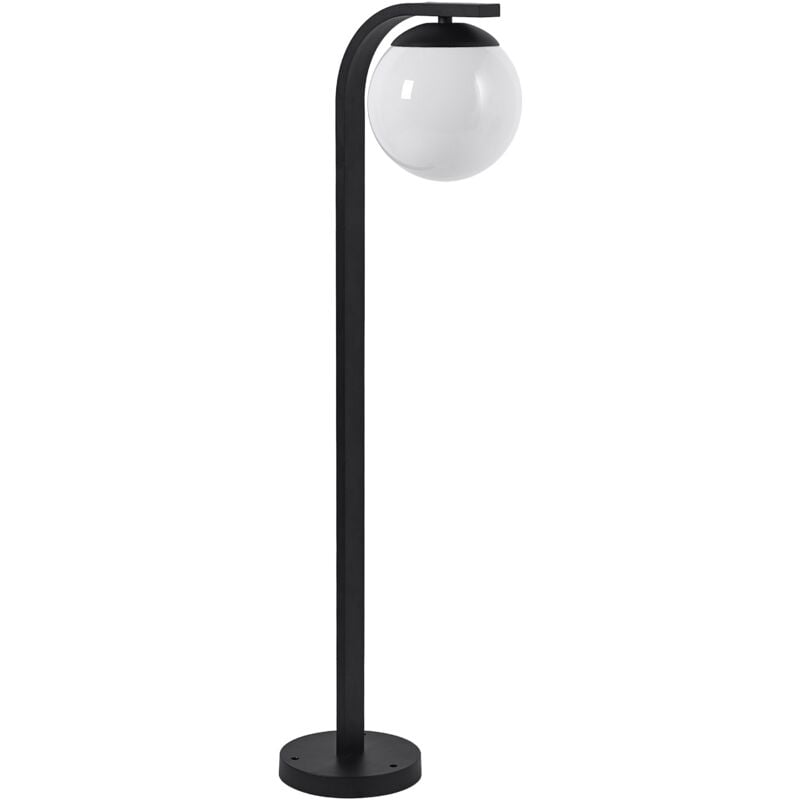 foto del prodotto moderna lampada da giardino all aperto per sentieri 105 cm in alluminio nero kulsi