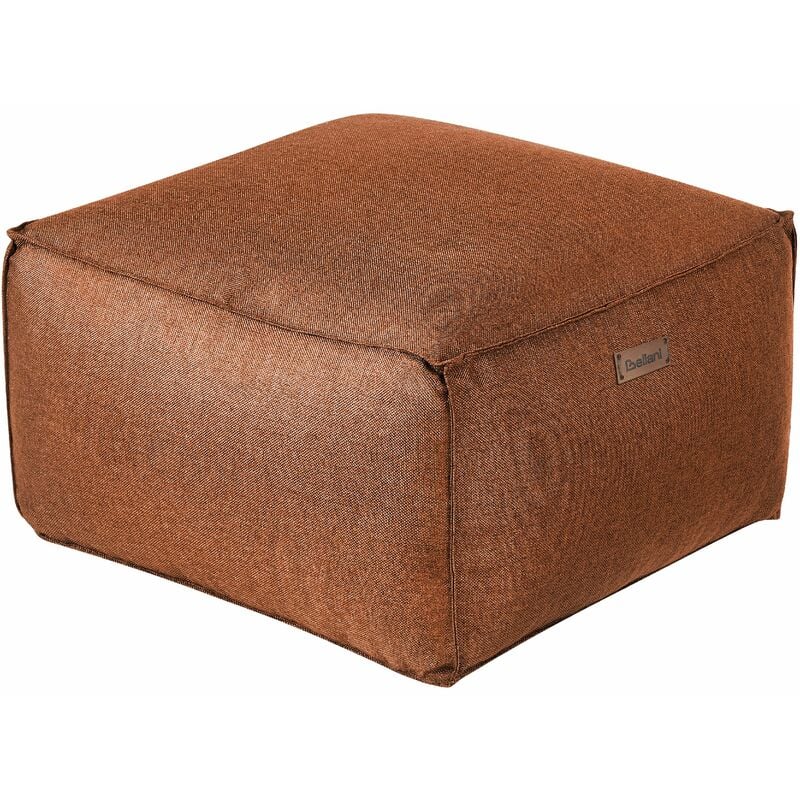 foto del prodotto moderno pouf intrecciato da salotto 50 x 30 cm motivo marrone mukki