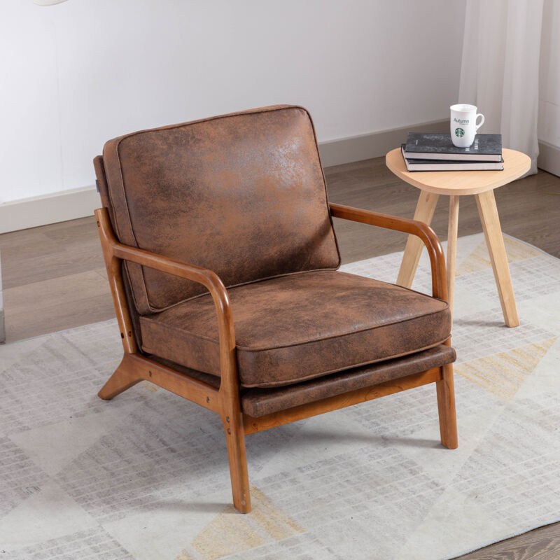 foto del prodotto modfu poltrone, divani singoli, stile casual moderno, velluto finto, marrone