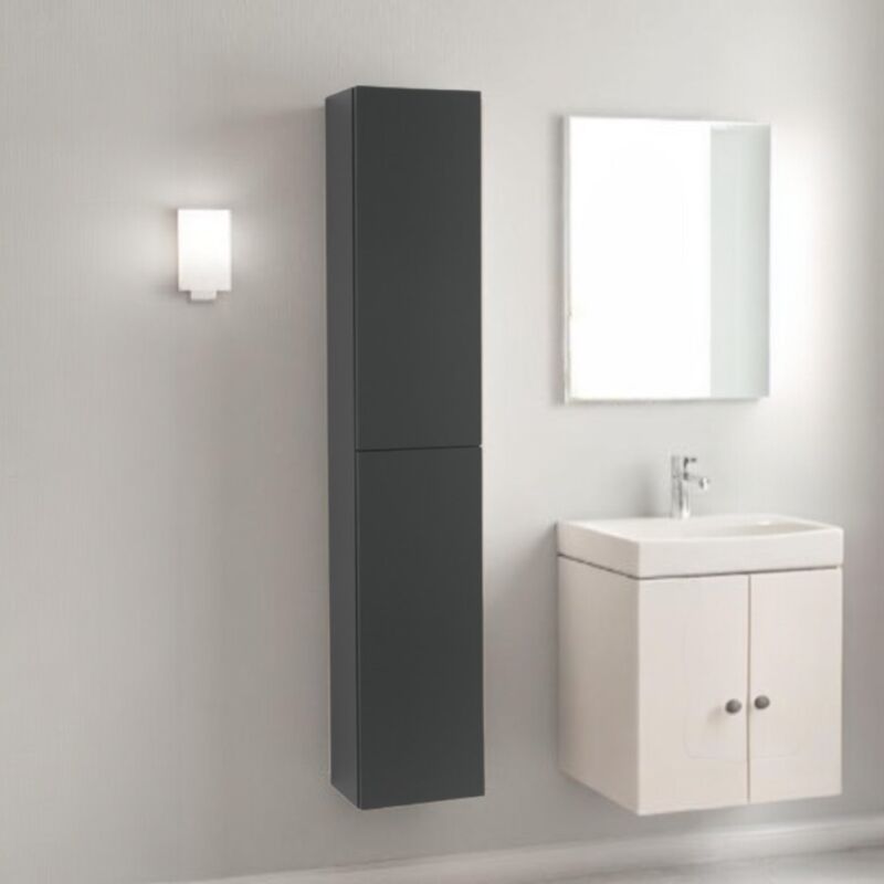 foto del prodotto modo colonna bagno sospesa 160 h cm reversibile giglio finitura grafite opaco