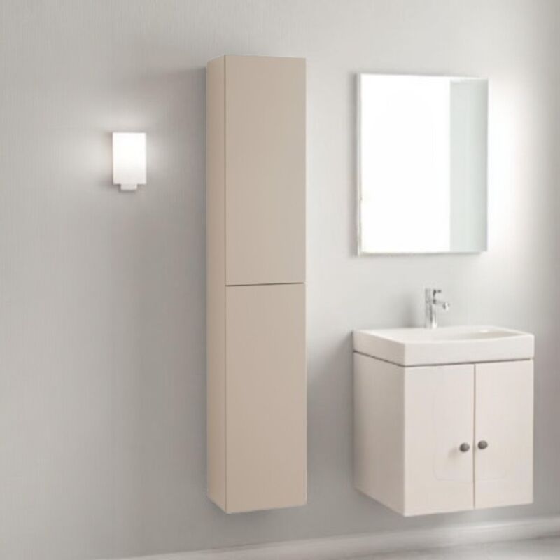 foto del prodotto modo colonna bagno sospesa 160 h cm reversibile giglio finitura tortora opaco