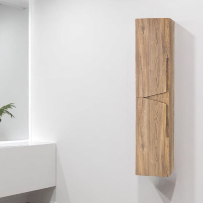 foto del prodotto modo colonna da bagno reversibile 160 cm haiti rovere nodi