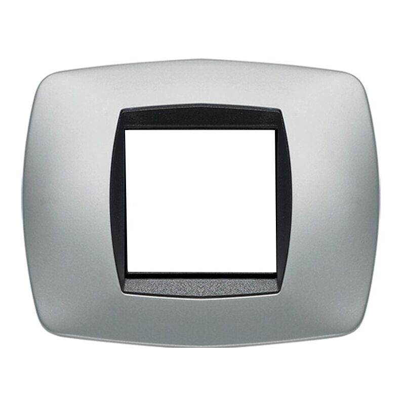 foto del prodotto modo placca 2 moduli colore titanio 39tc252 master