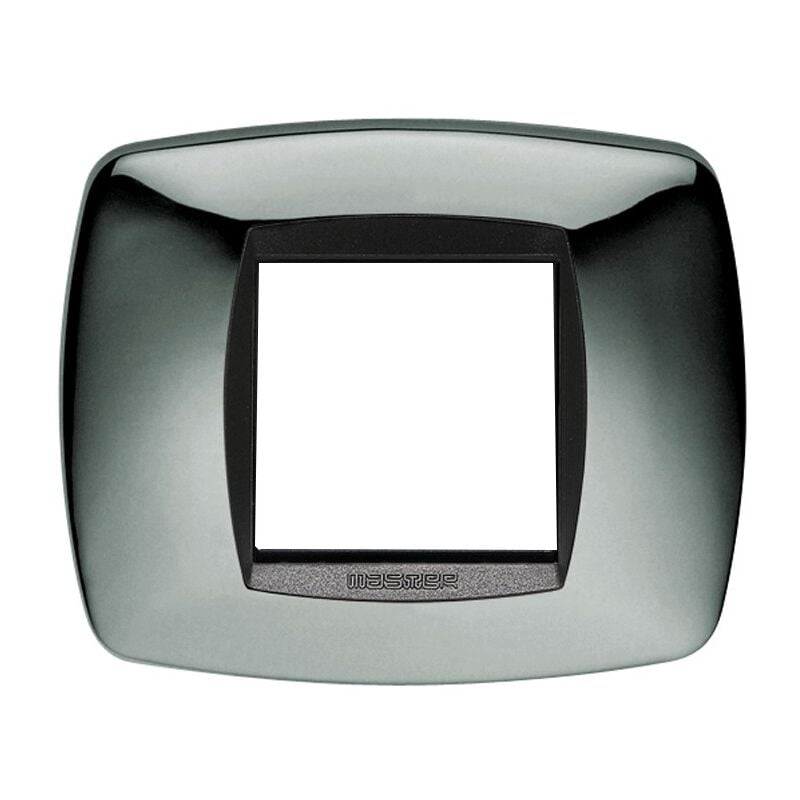 foto del prodotto modo placca 2 moduli cromo 39tc222 master