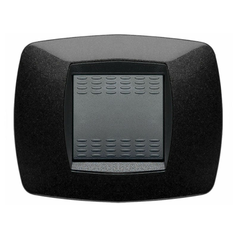 foto del prodotto modo placca 2 moduli nero 39tc202 master