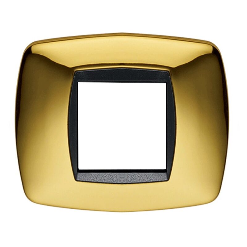 foto del prodotto modo placca 2 moduli oro lucido 39tc212 master