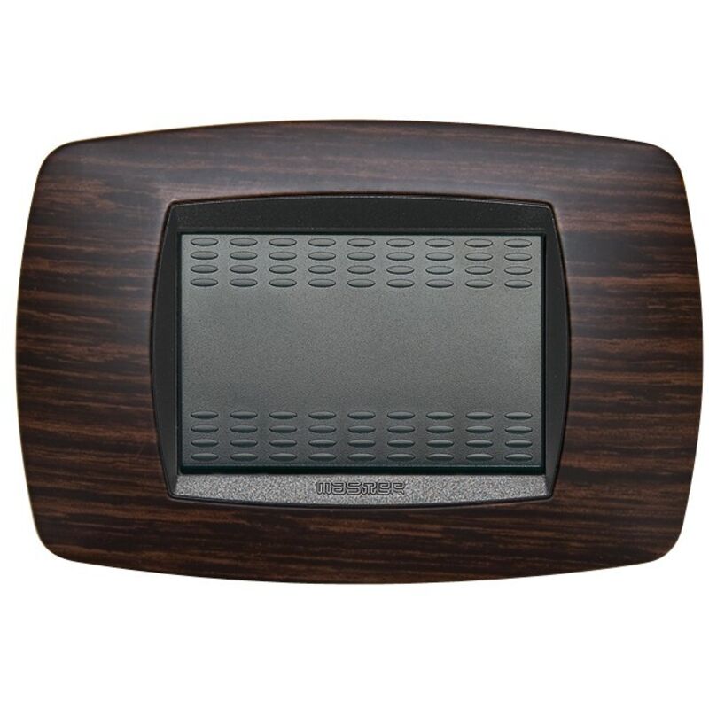 foto del prodotto modo placca 3 moduli colore wenge 39tc463 master