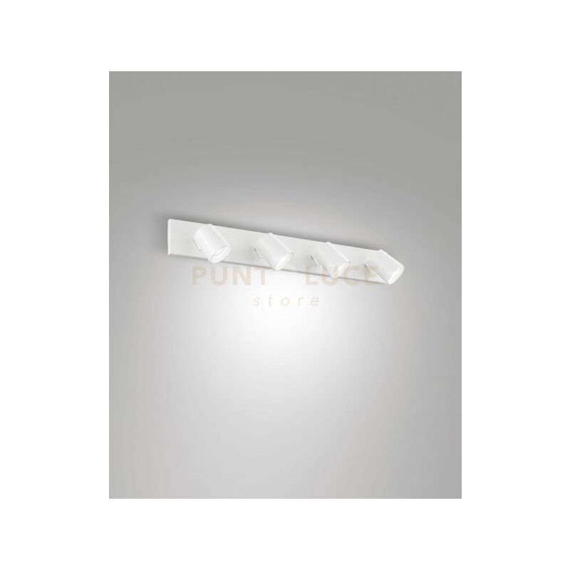 foto del prodotto modo spot bianco 4 luci orientabile attacco gu10 ip20