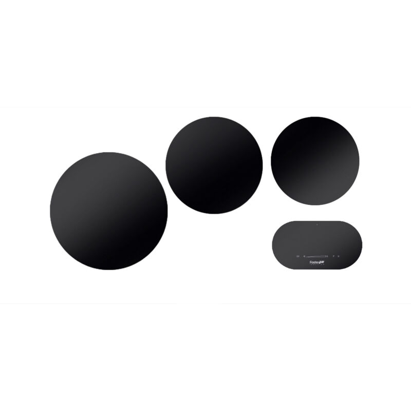 foto del prodotto modular induction. colore del prodotto nero, posizionamento dell apparecchio da incasso, tipo di piano cottura piano cottura a induzione. tipo di