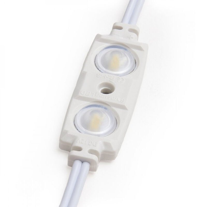 foto del prodotto modulo 1.2w 70lm 4200 k 2 led pro 5630 iniettato ip67 ottico 50.000h ra bl 5630w02 lens rw 