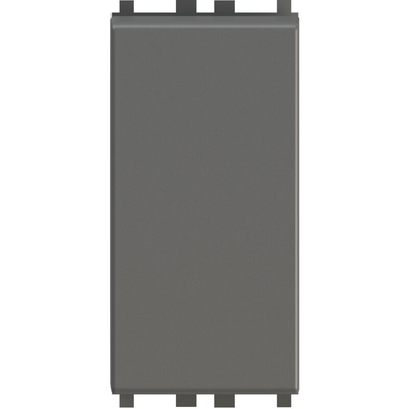 foto del prodotto modulo 4 in 1, interruttore, deviatore, invertitore e pulsante, serie c, grigio, 16a, compatibile con serie vimar arkè - 4box uniko 4b.v19.cu