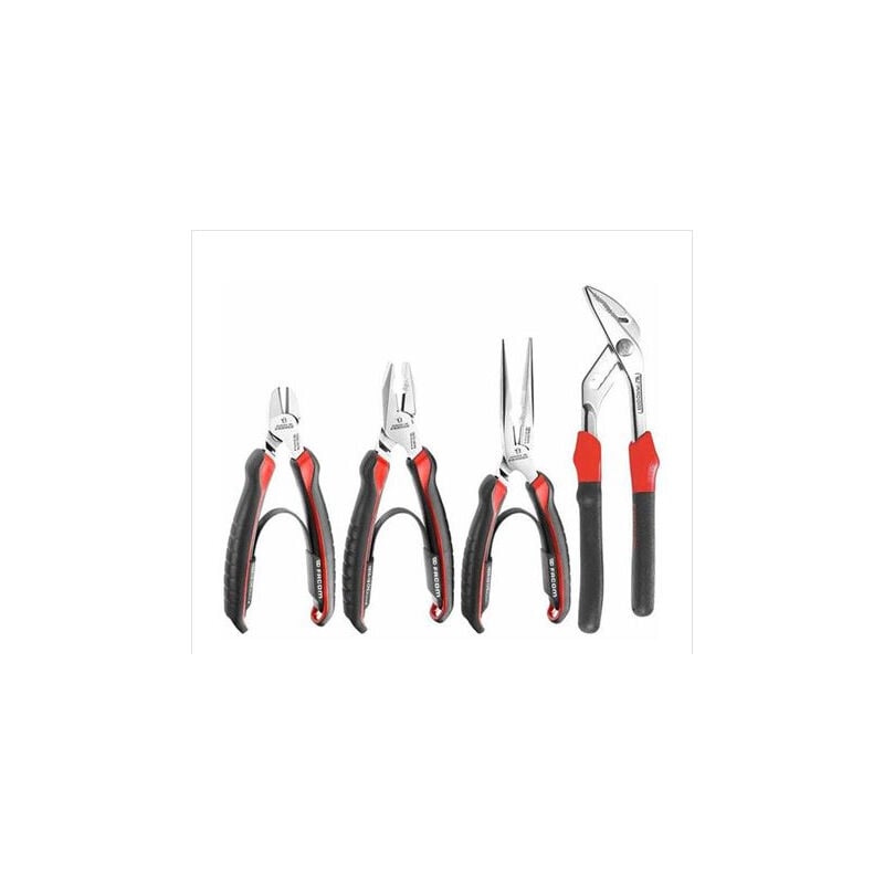 foto del prodotto modulo 4 pinze facom pinza regolabile a grande capacità, tronchese diagonale, pinza universale e pinza semi-tonda - cpe.a1pb