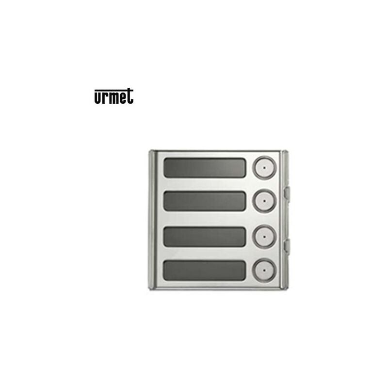 foto del prodotto modulo 4 pulsanti sinthesi steel 2 voice