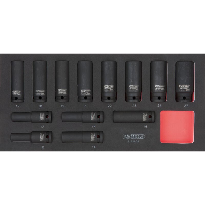 foto del prodotto modulo a bussola lunga da 1 2', 13 pezzi - kstools