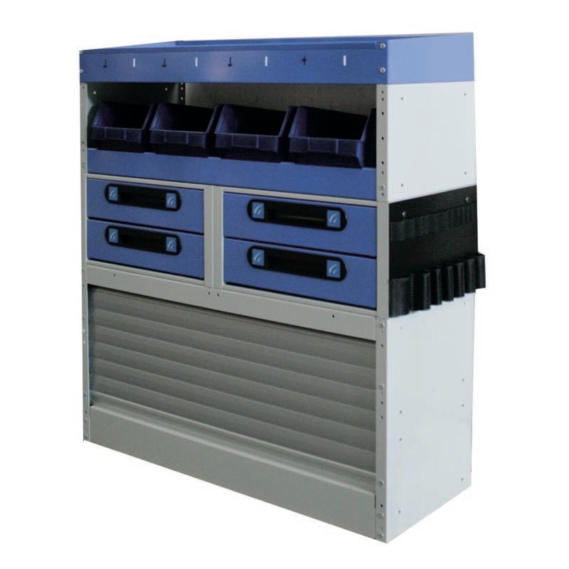 foto del prodotto modulo carbox 4 allestimento per furgoni l1014 x p360 x h1075mm